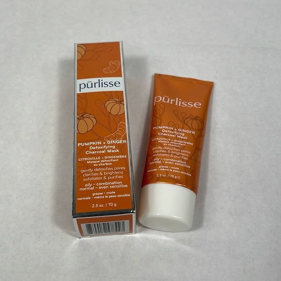 PUMPKIN + GINGER DETOXIFYING CHARCOAL MASK ~ (NEW} - Picture 2 of 3